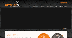 Desktop Screenshot of maverickcuttingandbreaking.com