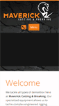 Mobile Screenshot of maverickcuttingandbreaking.com